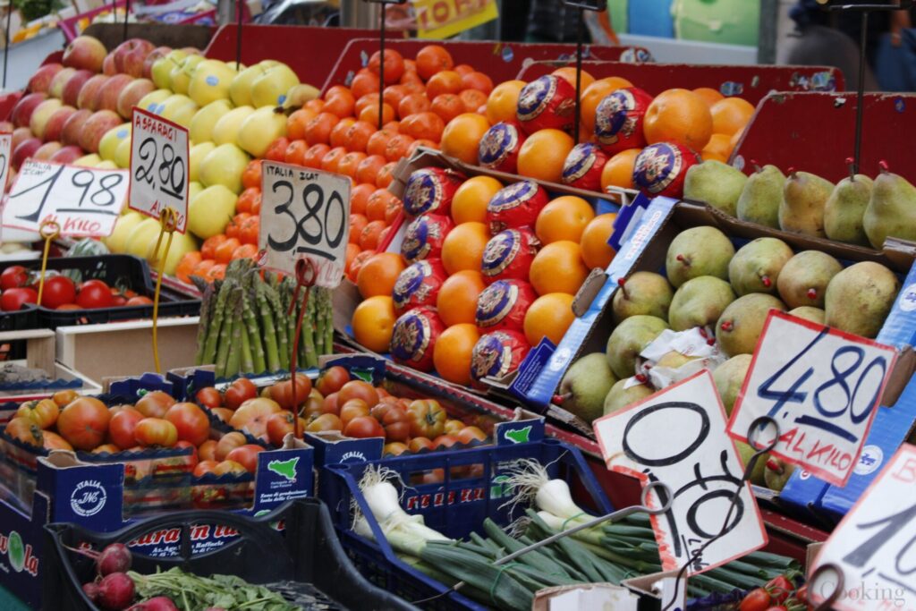 Vegetables at the market