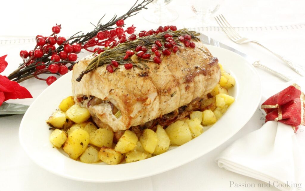 Stuffed pork loin