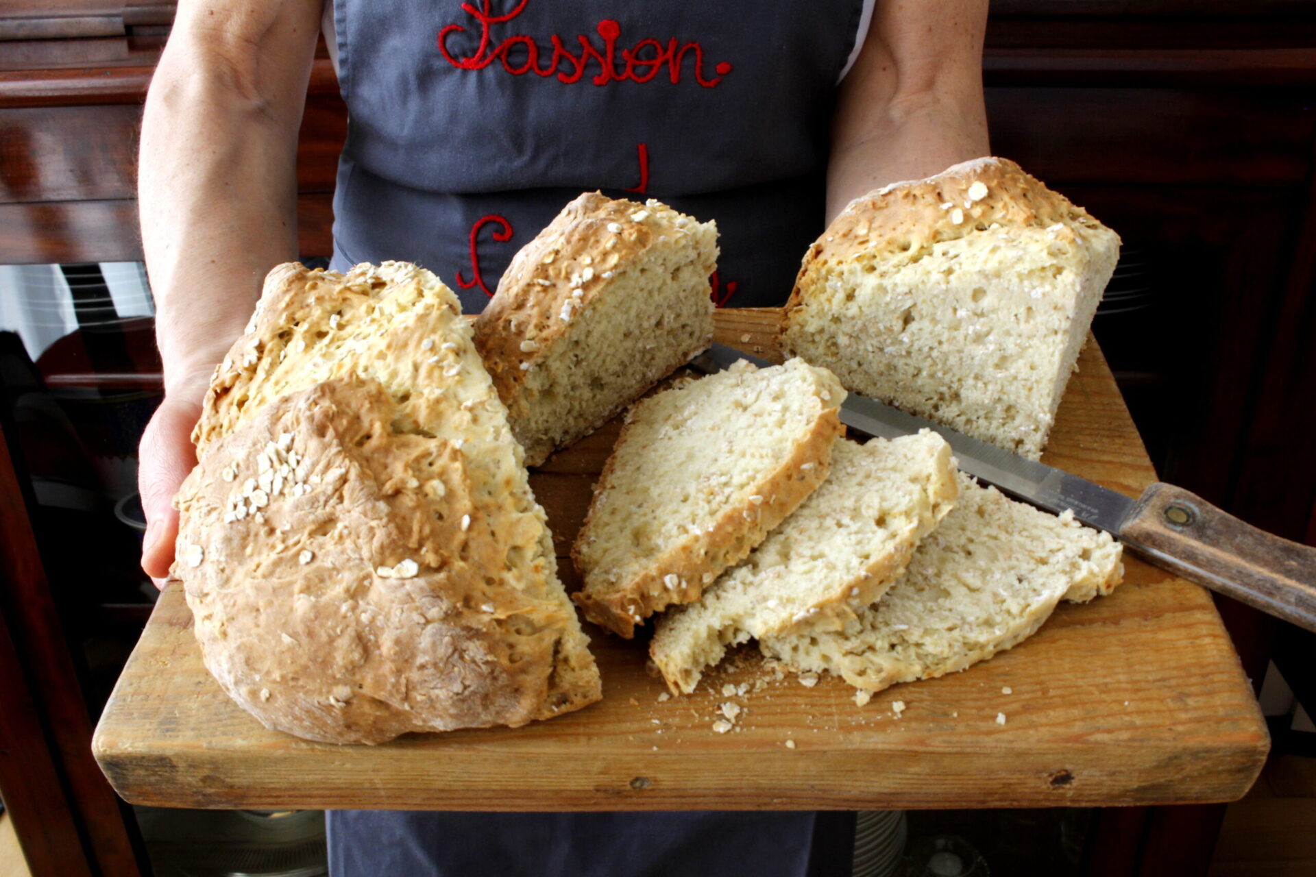 Soda bread with an Italian flavor