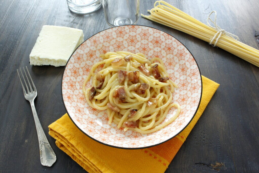 Carbonara Spaghetti, authentic recipe