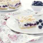 Blueberry and ricotta pie