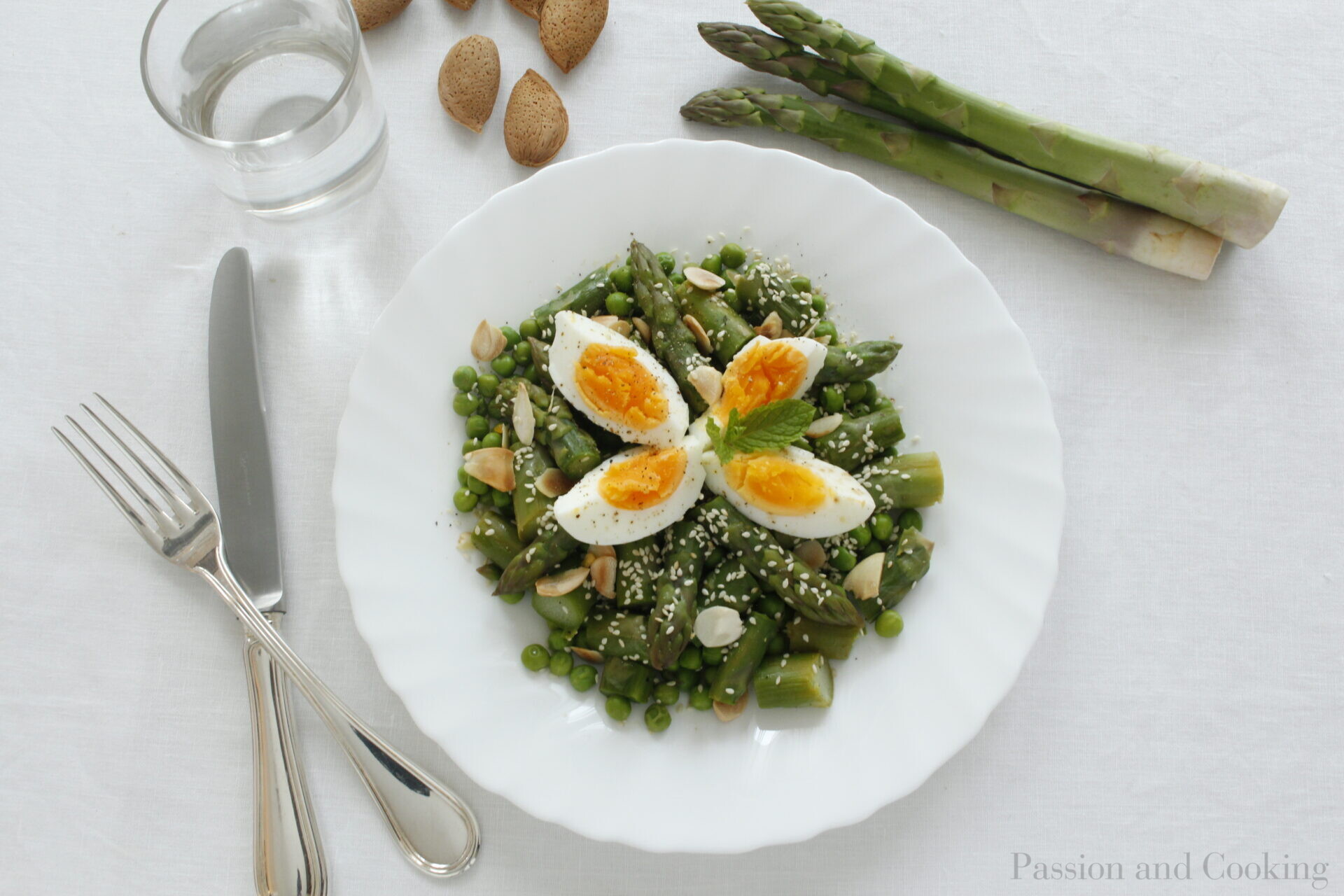 Peas and Asparagus salad