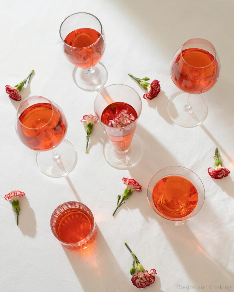 Rose wine
