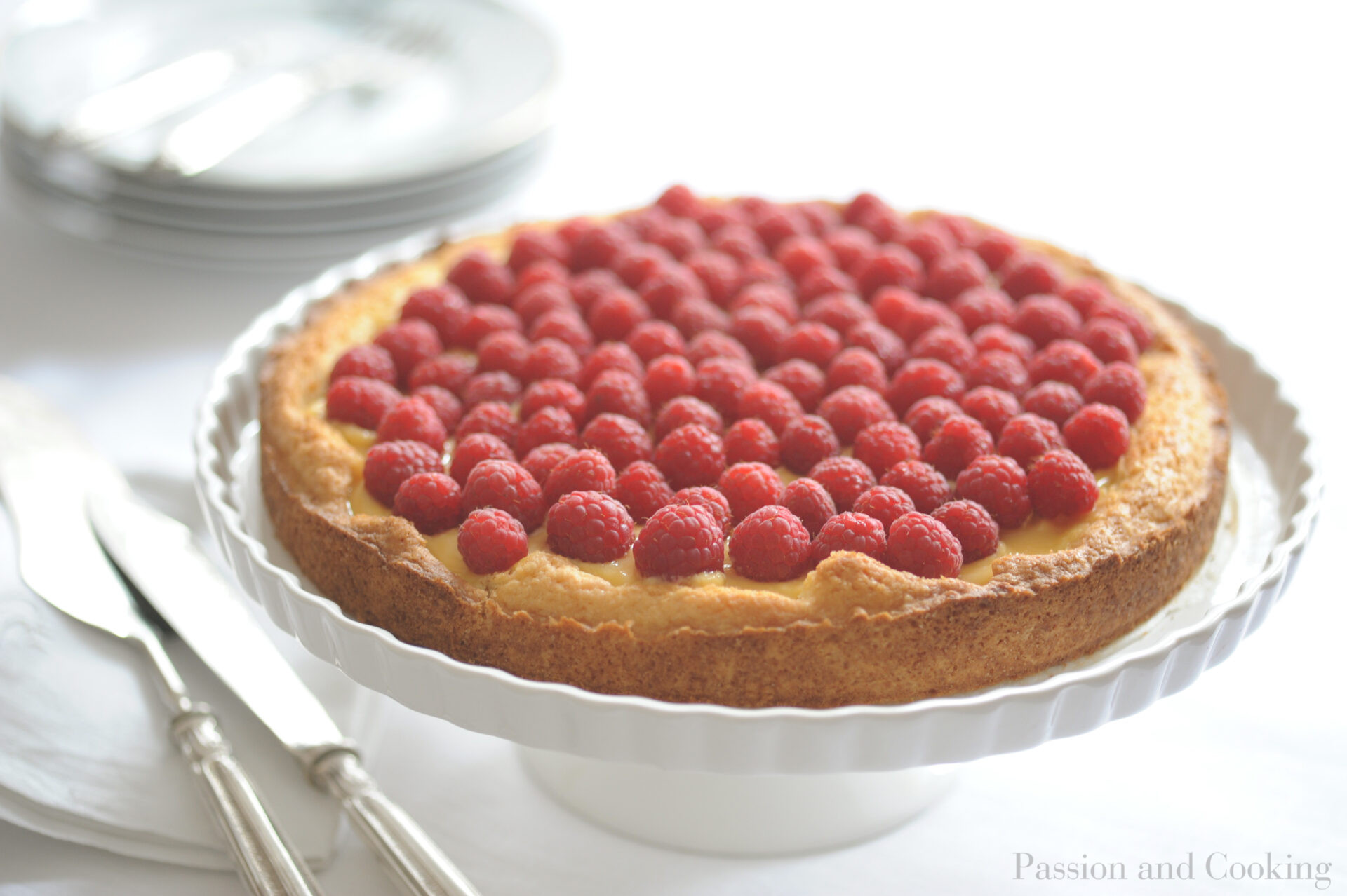 Raspberry crostata - Crostata di lamponi