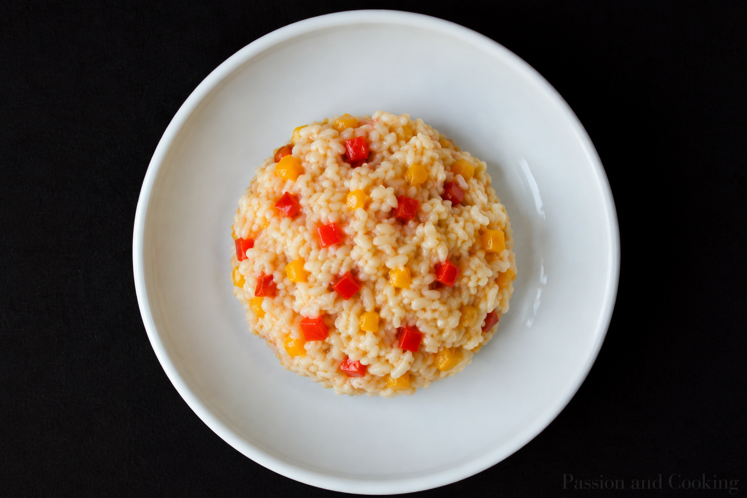 Authentic Bell Peppers Risotto